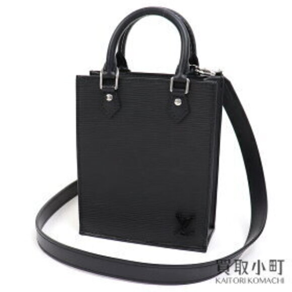 Louis Vuitton Handbags - Louis Vuitton Sac Plat Epi Leather Noir Black Shoulder Bag Phone LV